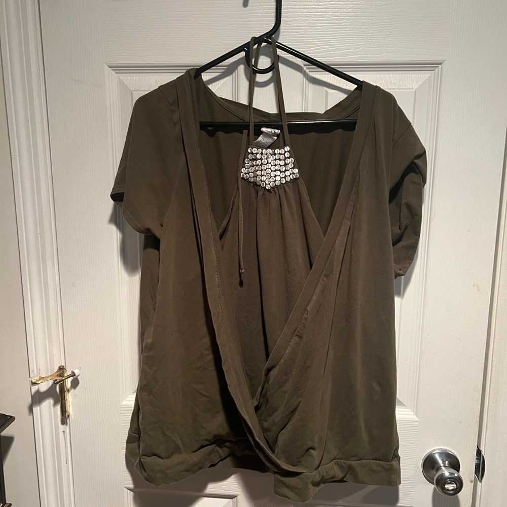 Green size 26/28 Fashion bug top